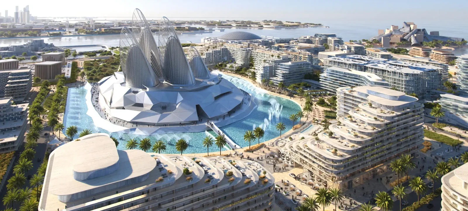 Official rendering of Mandarin Oriental Residences on Saadiyat